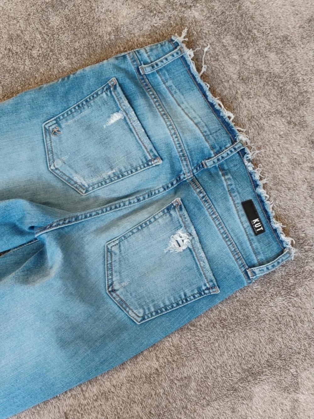 Kut From The Kloth Connie Distressed High Rise Ankle Skinny - Picture 7 of 7